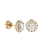 Load image into Gallery viewer, Halo Stud Earring STHA037
