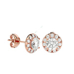 Load image into Gallery viewer, Halo Stud Earring STHA037
