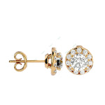 Load image into Gallery viewer, Halo Stud Earring STHA037
