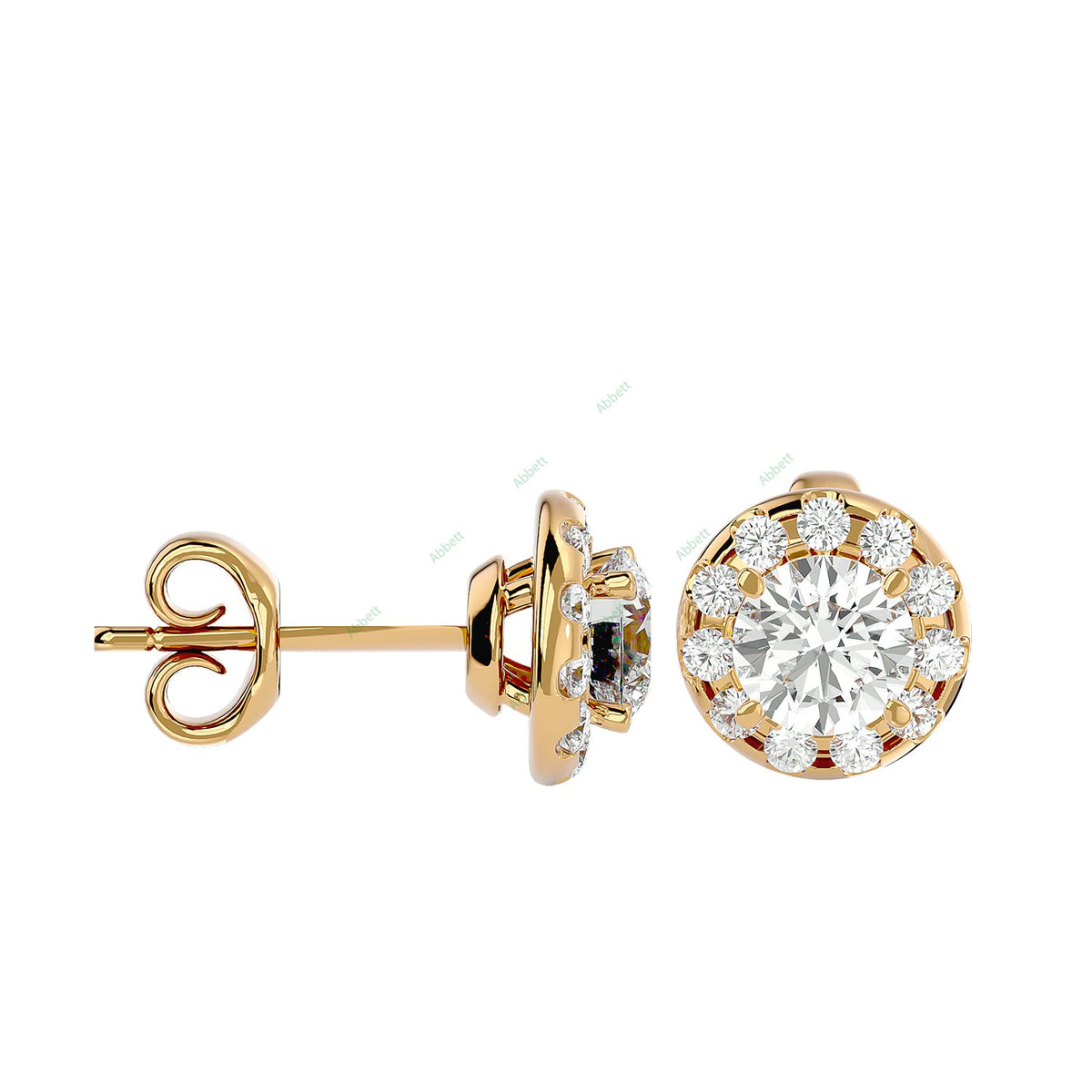 Halo Stud Earring STHA037