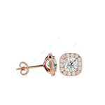 Load image into Gallery viewer, Halo Stud Earring STHA039