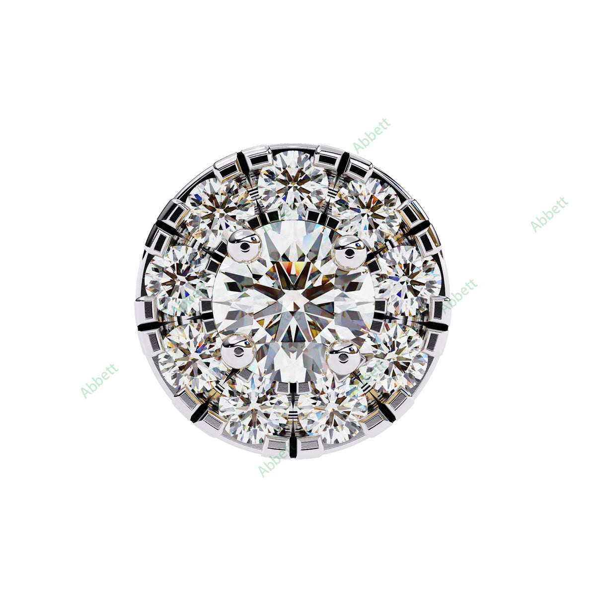 Halo Stud Earring STHA1337