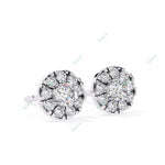 Load image into Gallery viewer, Round Halo Studs Earring STHA1337
