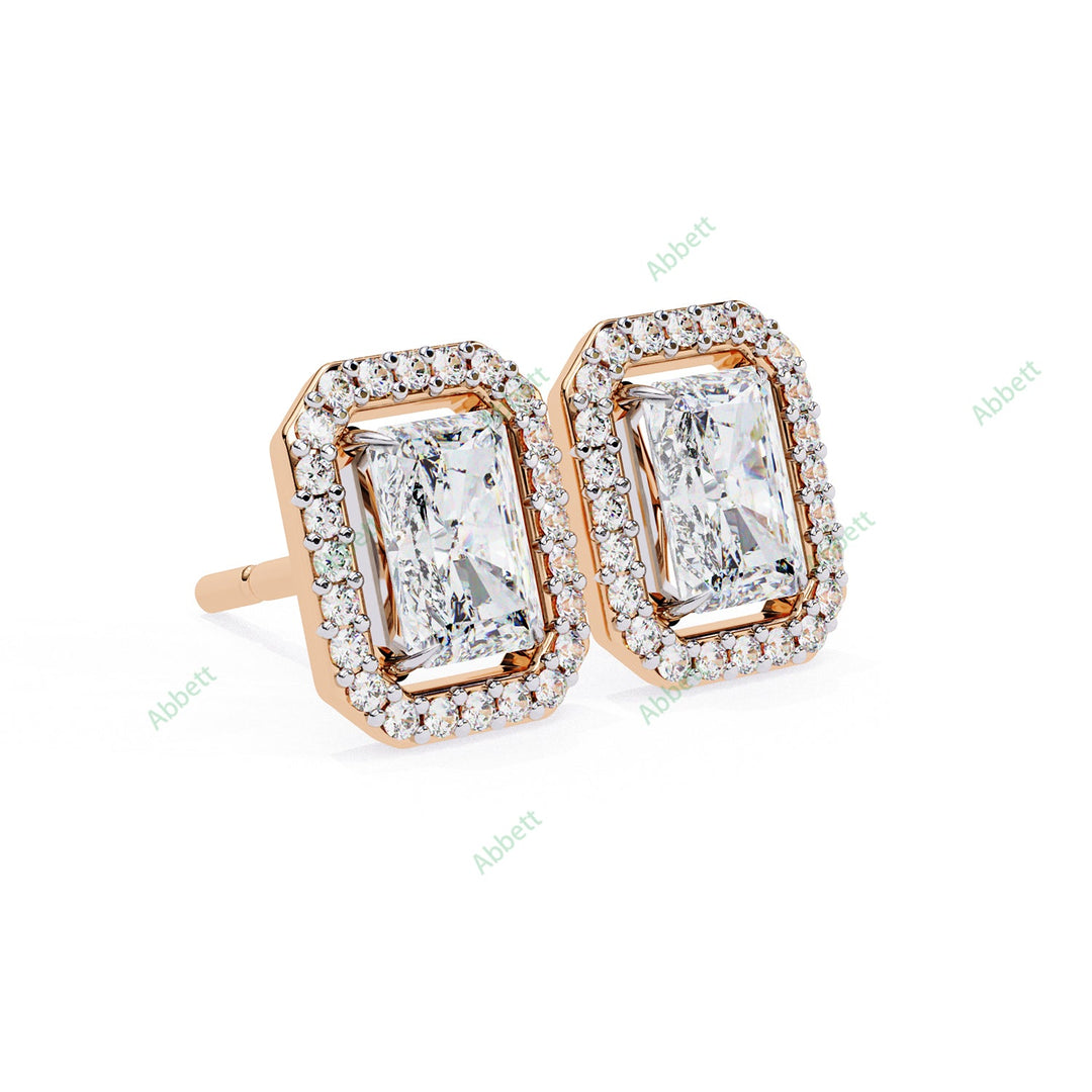 Radiant Halo Studs Earring STHA1338