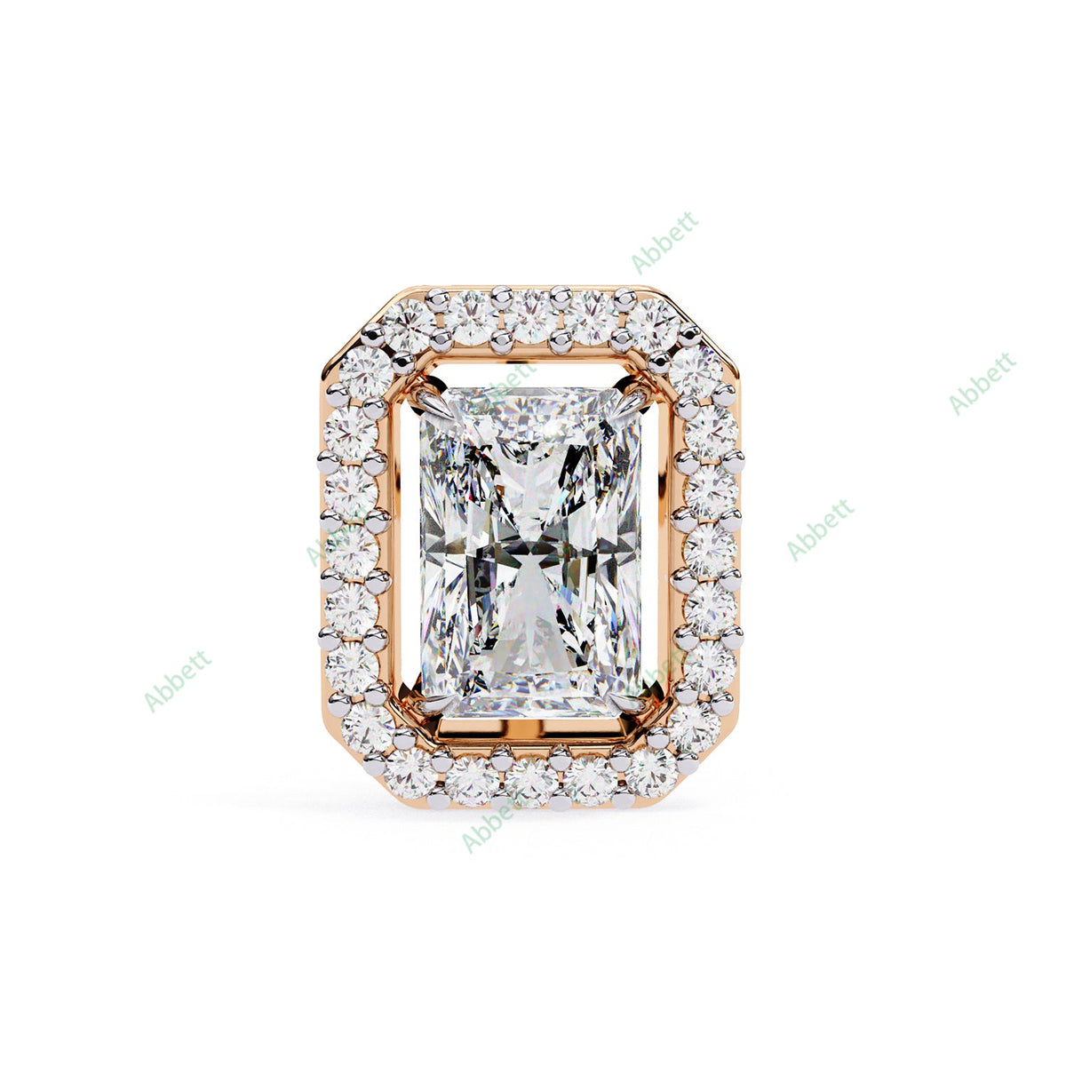 Halo Stud Earring STHA1338