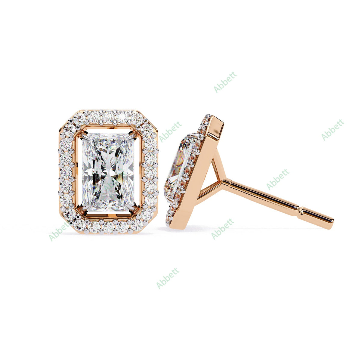 Halo Stud Earring STHA1338