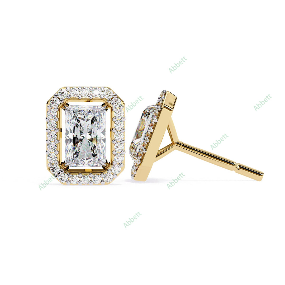 Radiant Halo Studs Earring STHA1338
