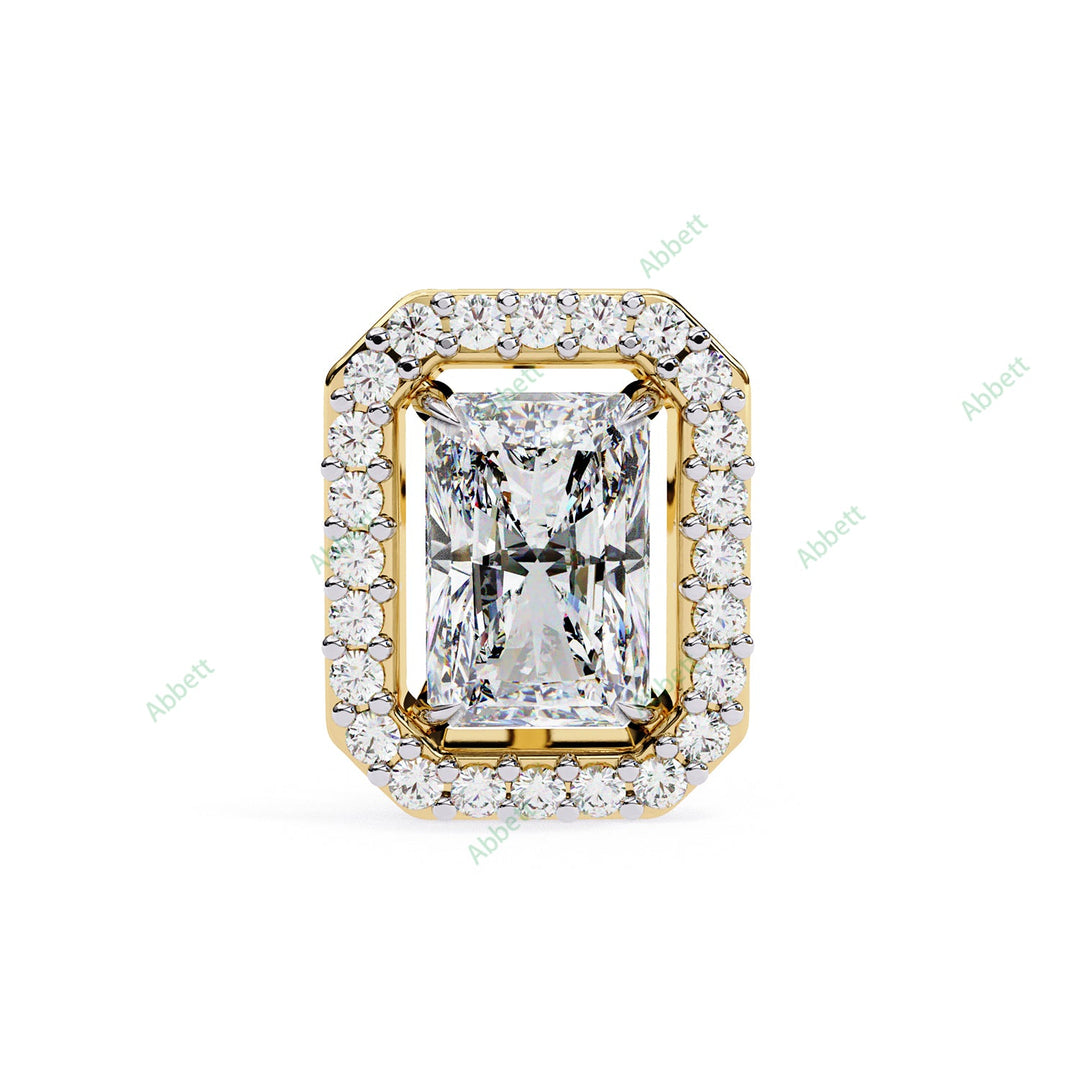 Radiant Halo Studs Earring STHA1338