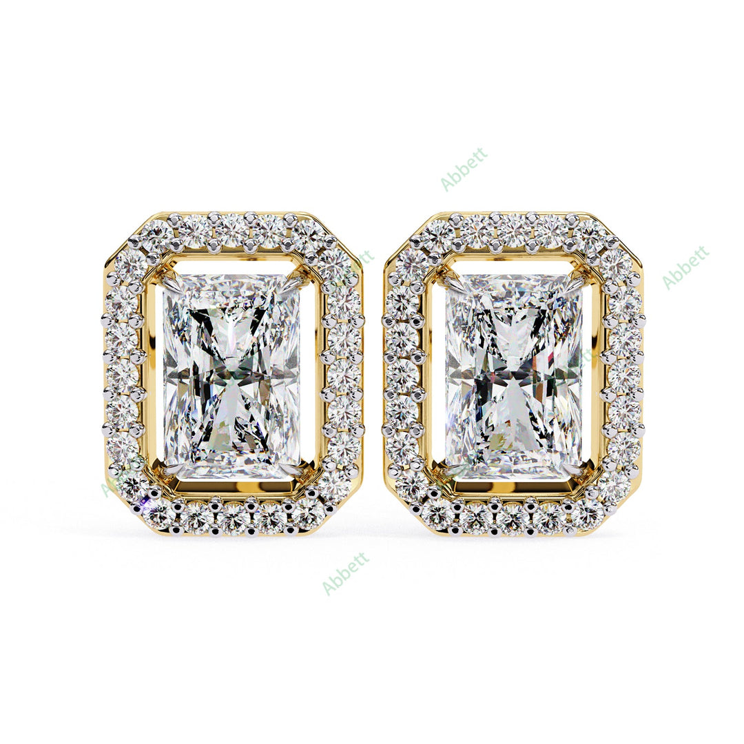 Radiant Halo Studs Earring STHA1338