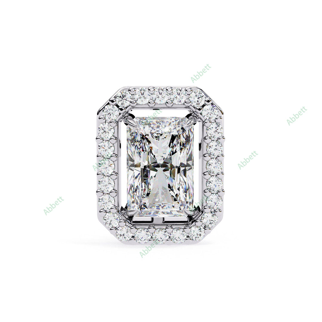 Radiant Halo Studs Earring STHA1338