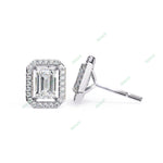 Load image into Gallery viewer, Emerald Halo Studs Earring STHA1339
