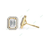 Load image into Gallery viewer, Emerald Halo Studs Earring STHA1339

