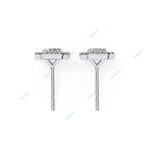 Load image into Gallery viewer, Emerald Halo Studs Earring STHA1339

