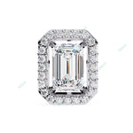 Load image into Gallery viewer, Emerald Halo Studs Earring STHA1339
