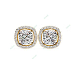 Load image into Gallery viewer, Cushion Halo Studs Earring STHA1340
