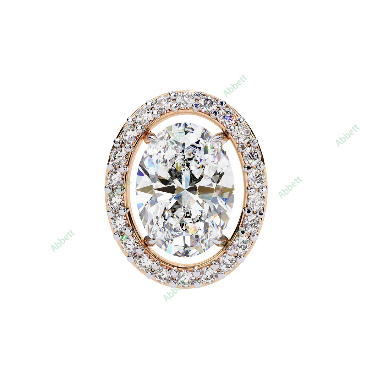 Halo Stud Earring STHA1341