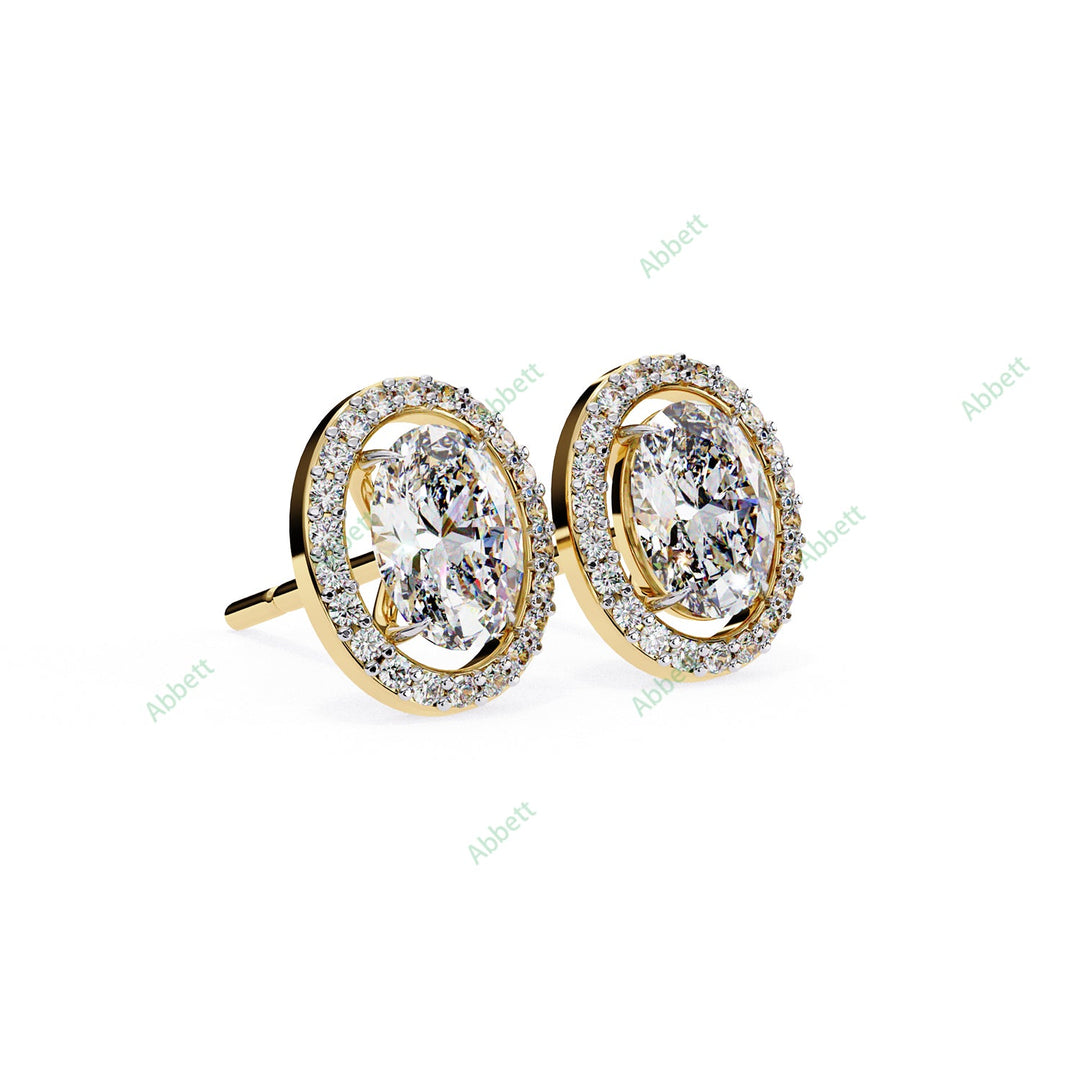 Halo Stud Earring STHA1341