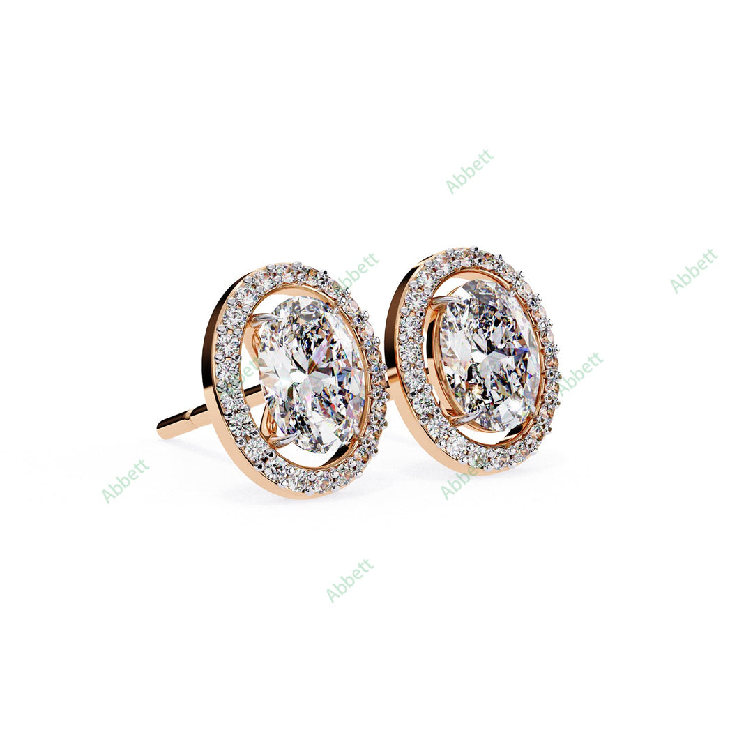Halo Stud Earring STHA1341