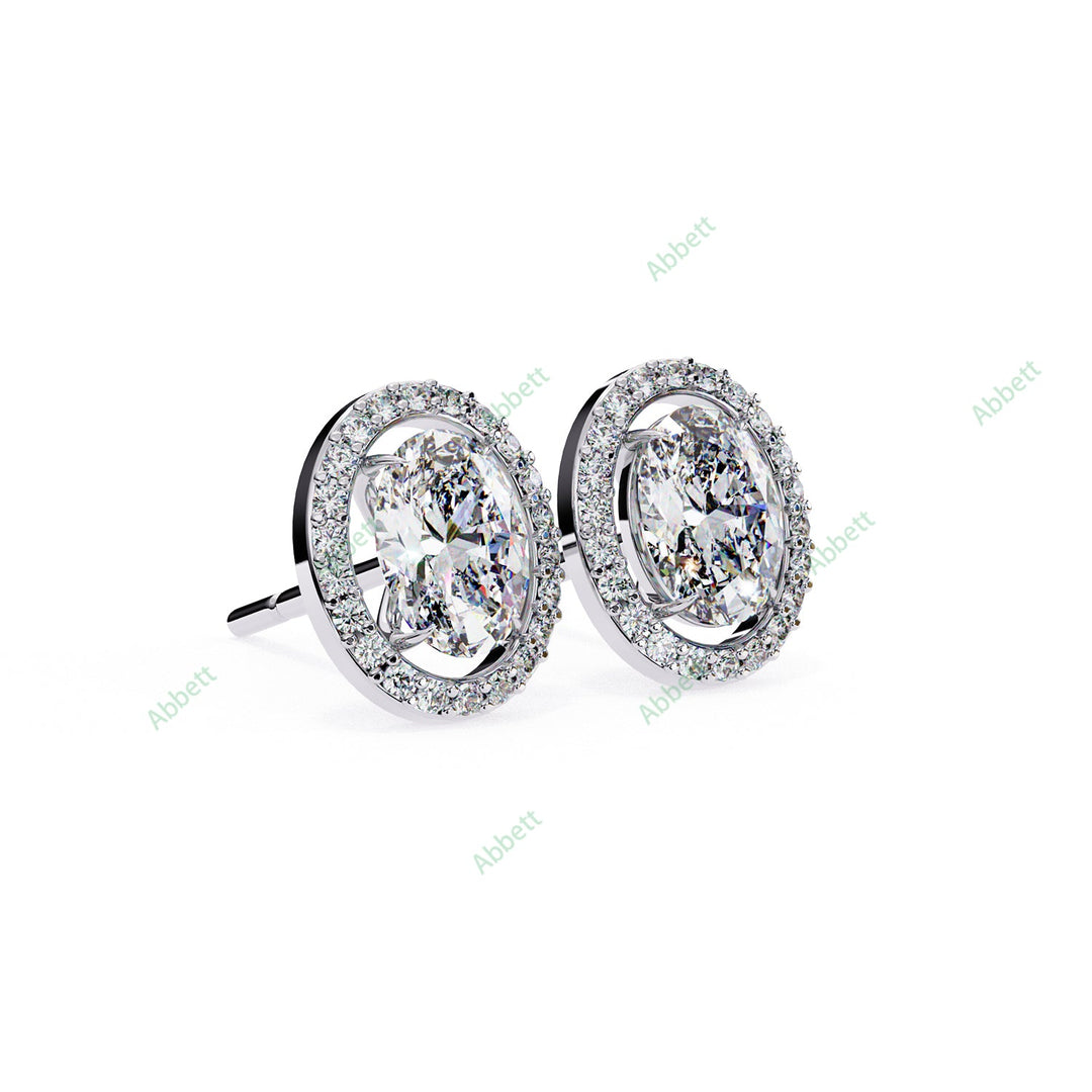 Halo Stud Earring STHA1341