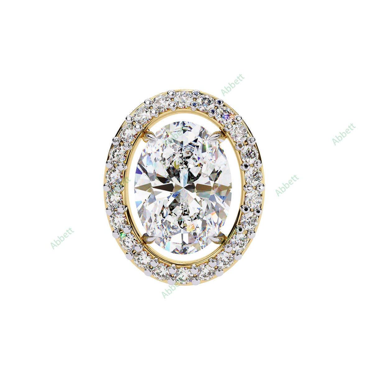 Halo Stud Earring STHA1341