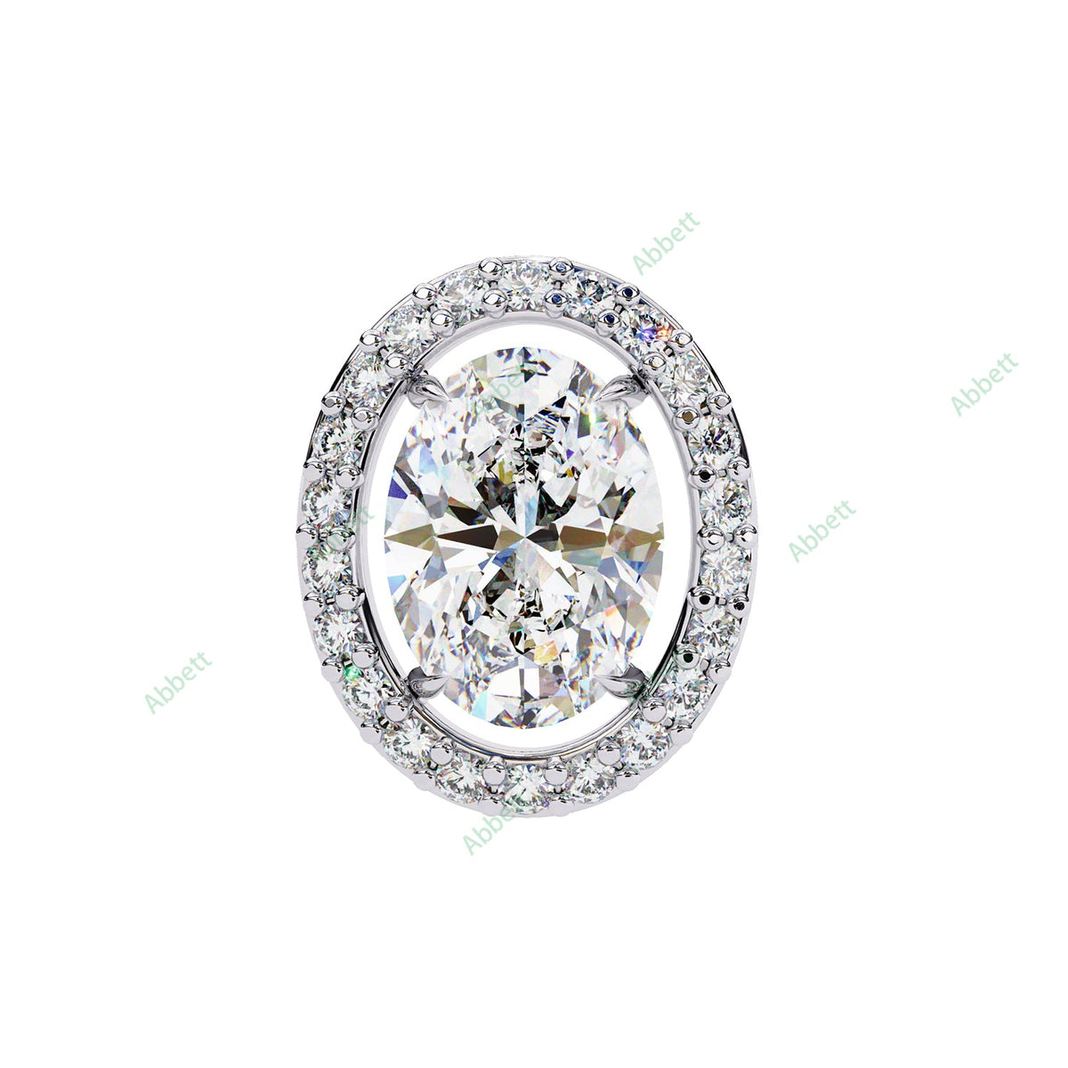 Halo Stud Earring STHA1341