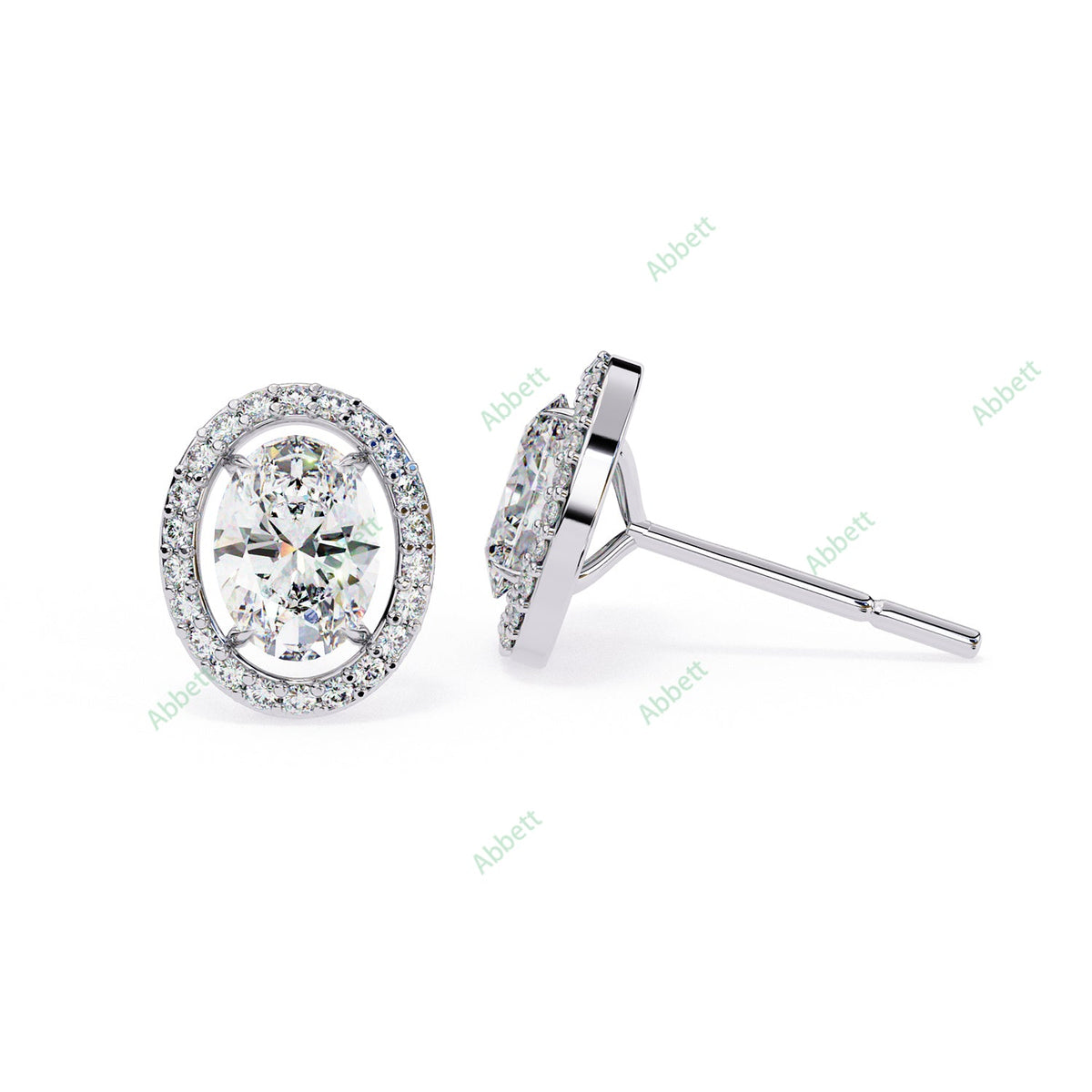 Halo Stud Earring STHA1341