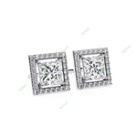 Load image into Gallery viewer, Princess Halo Studs Earring STHA1343
