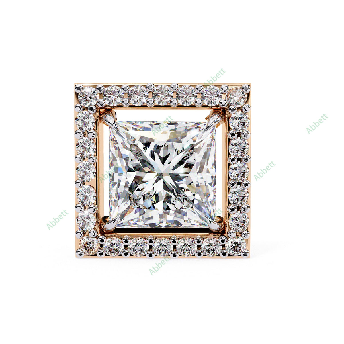 Halo Stud Earring STHA1343