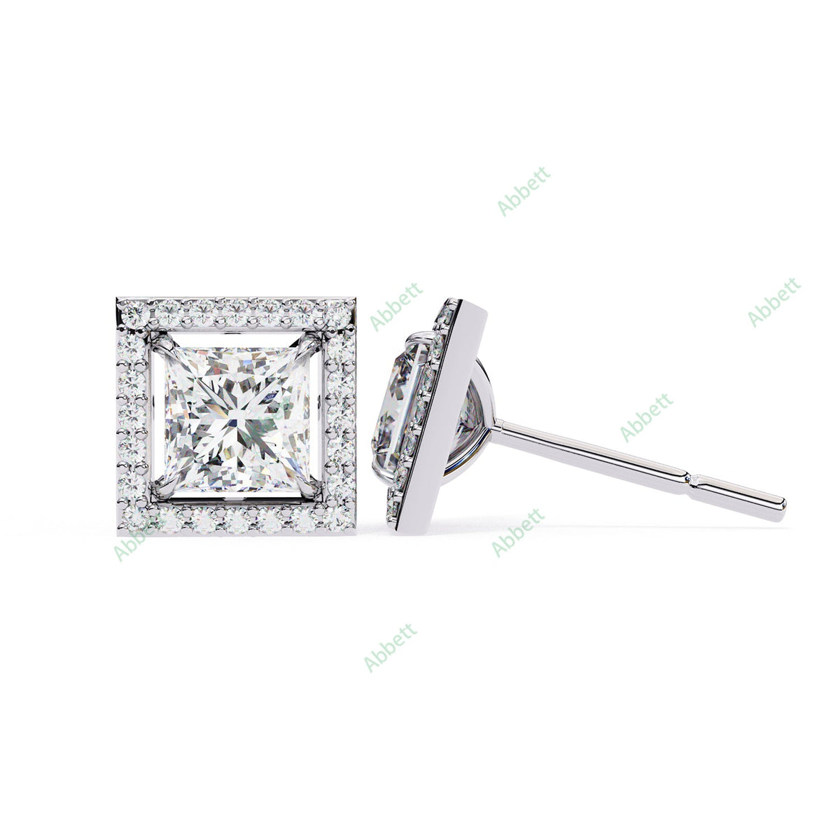 Halo Stud Earring STHA1343
