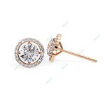 Load image into Gallery viewer, Round Halo Studs Earring STHA1344
