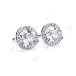Load image into Gallery viewer, Halo Stud Earring STHA1347