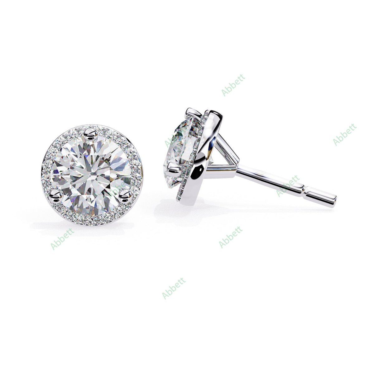 Halo Stud Earring STHA1347