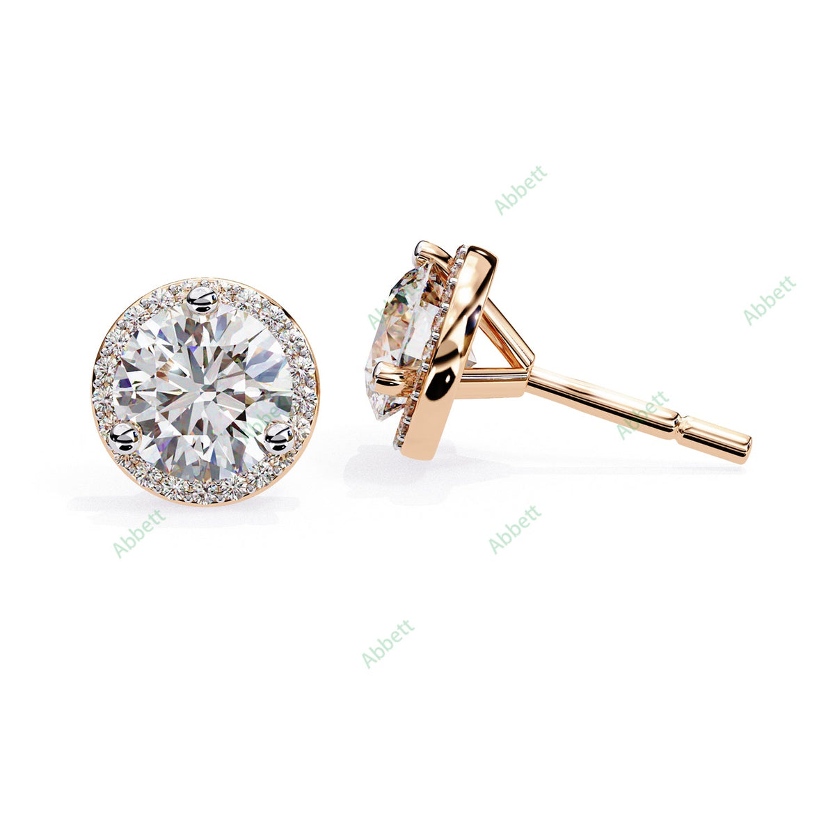 Halo Stud Earring STHA1347
