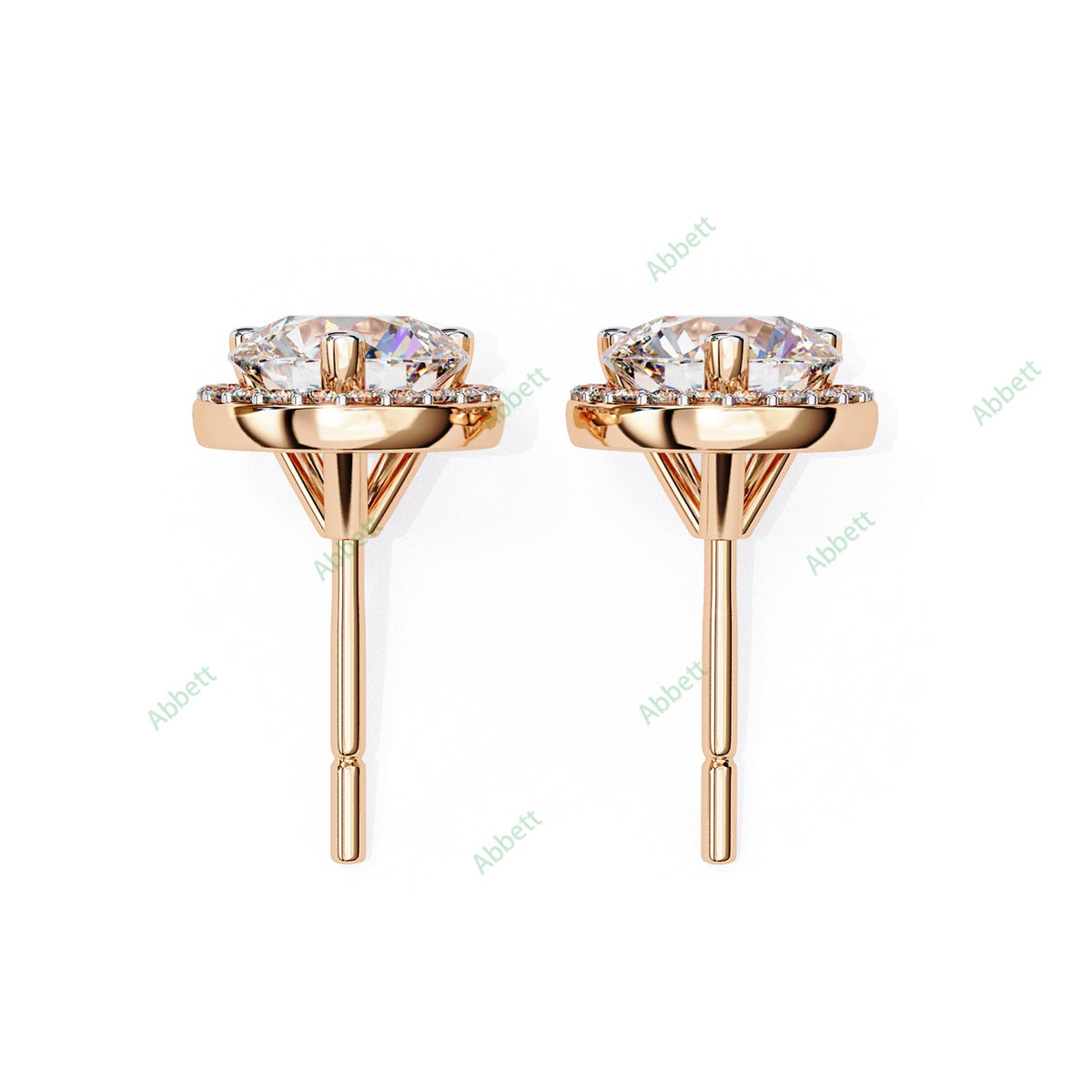 Halo Stud Earring STHA1347