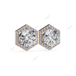 Load image into Gallery viewer, Round Halo Studs Earring STHA1358

