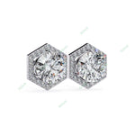 Load image into Gallery viewer, Halo Stud Earring STHA1358