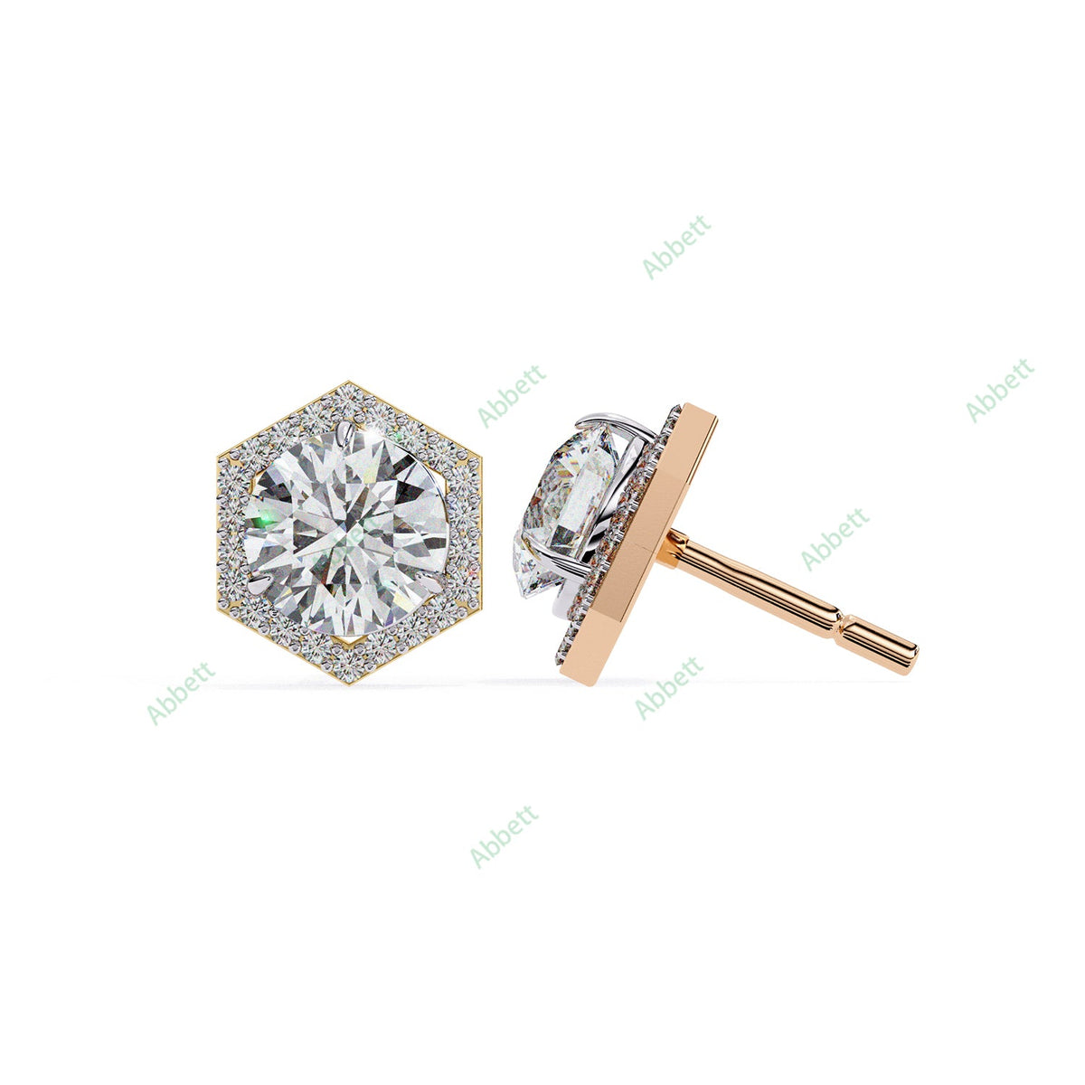Halo Stud Earring STHA1358