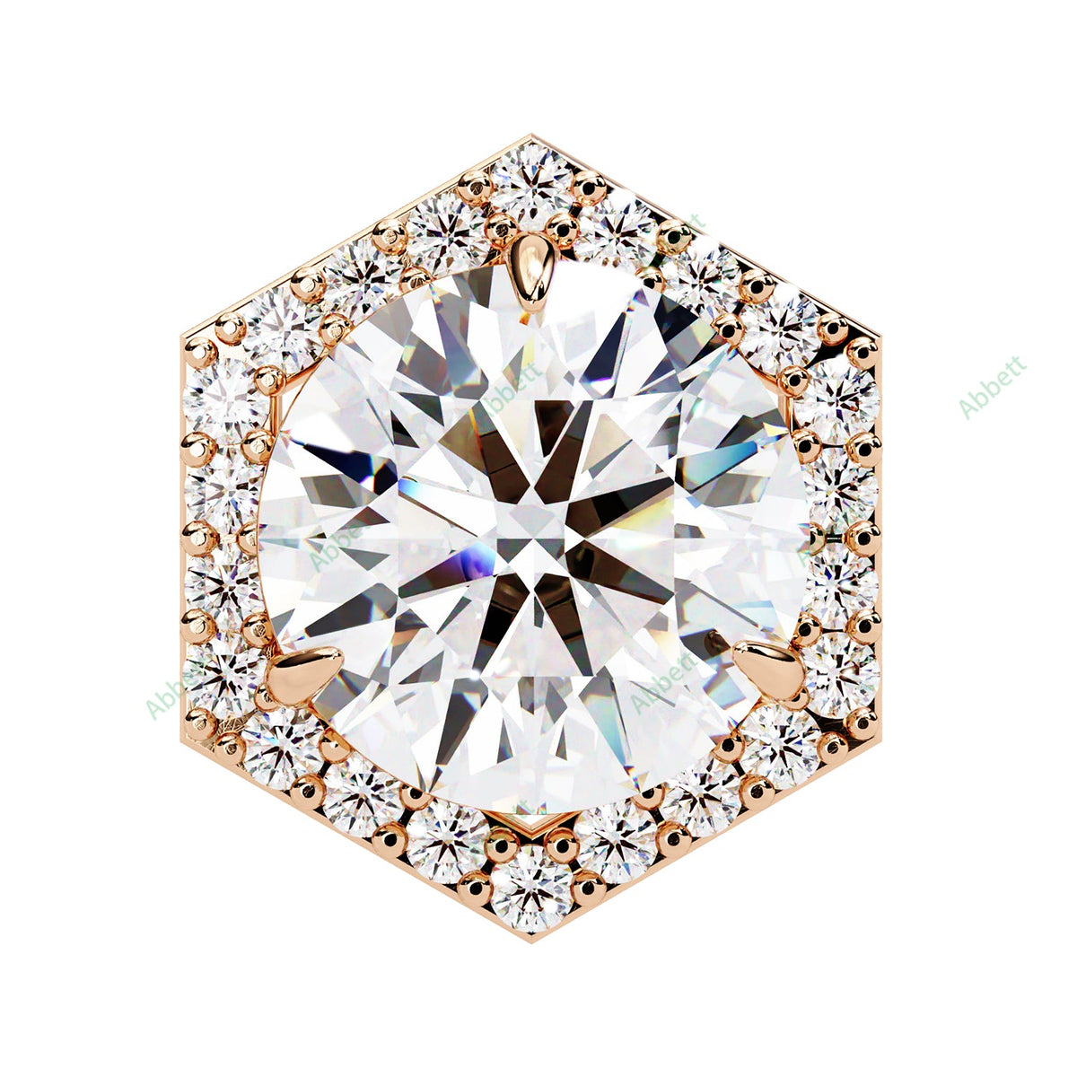 Halo Stud Earring STHA1358