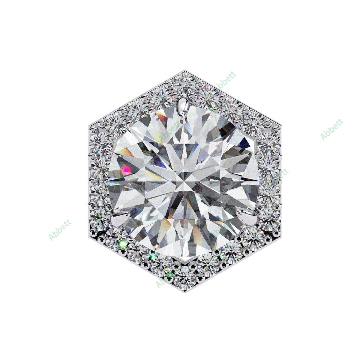 Halo Stud Earring STHA1358