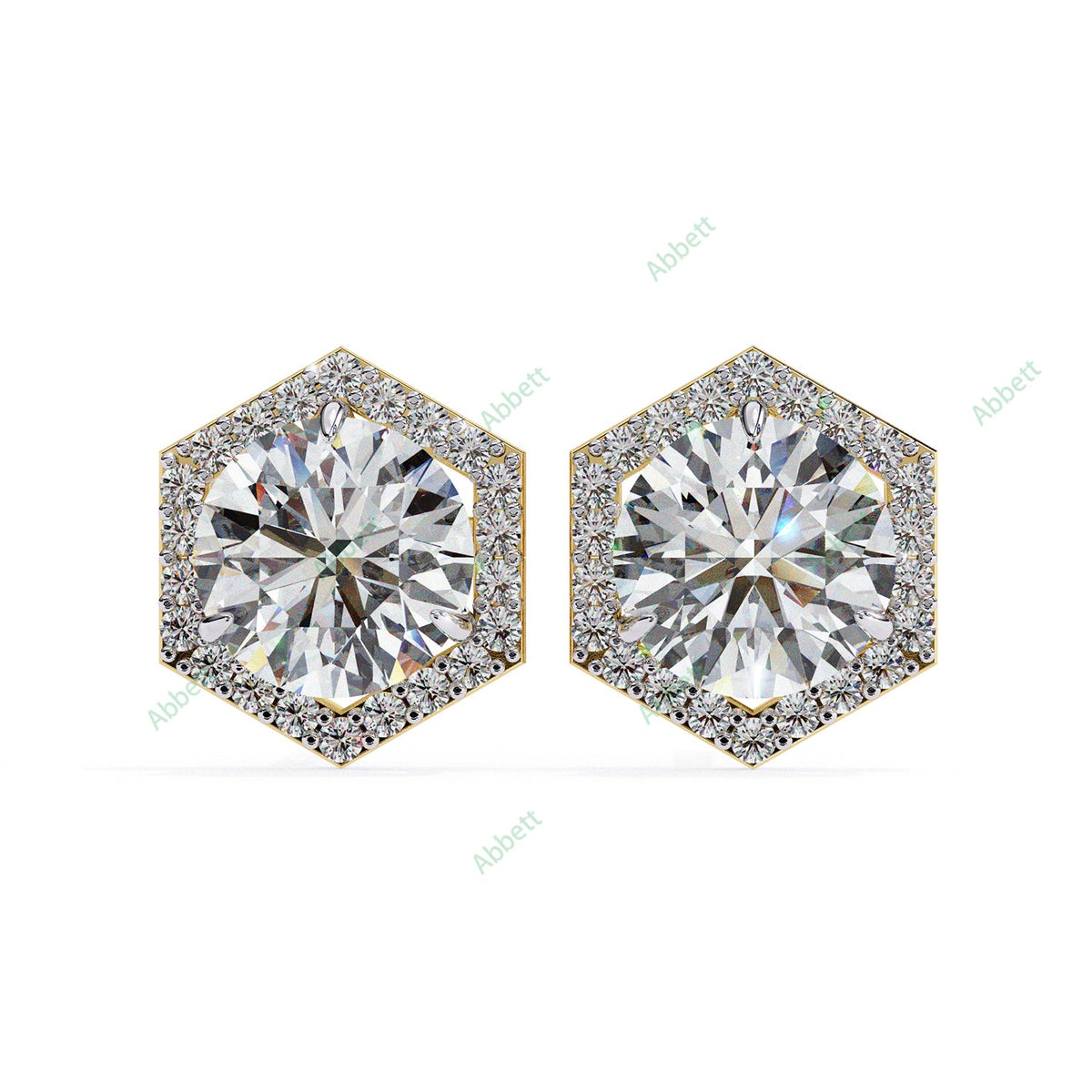 Halo Stud Earring STHA1358