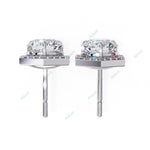Load image into Gallery viewer, Round Halo Studs Earring STHA1358
