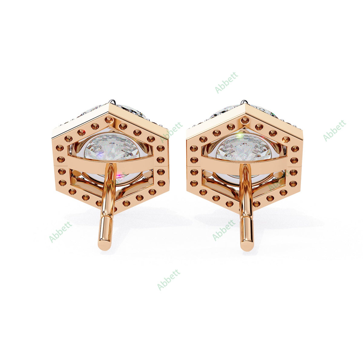 Halo Stud Earring STHA1358
