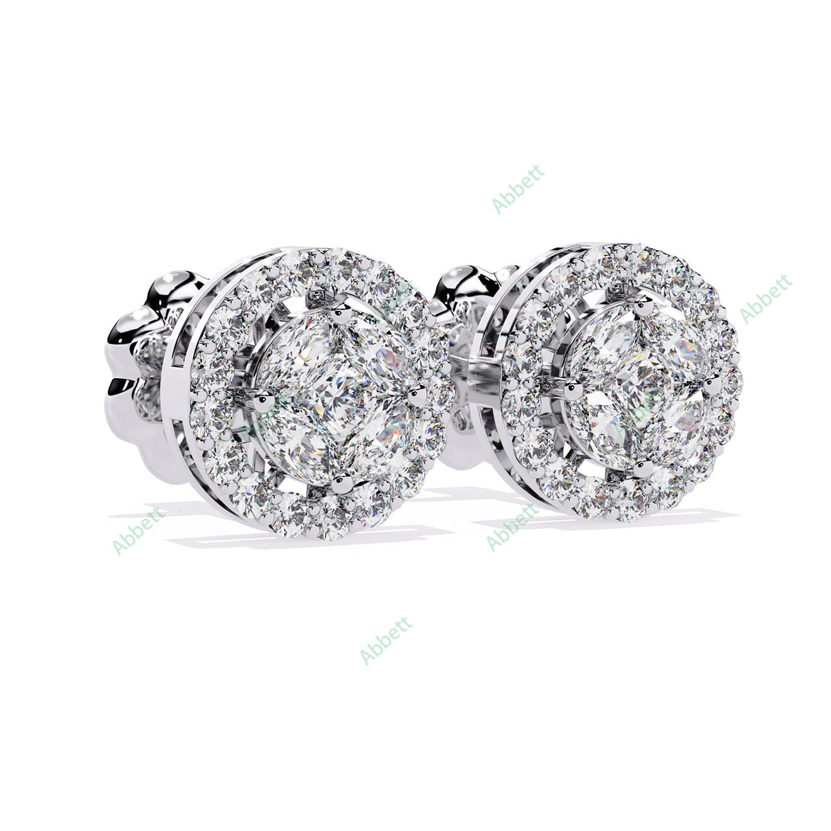 Halo Stud Earring STHA1383