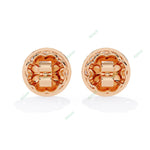 Load image into Gallery viewer, Round Halo Studs Earring STHA1383
