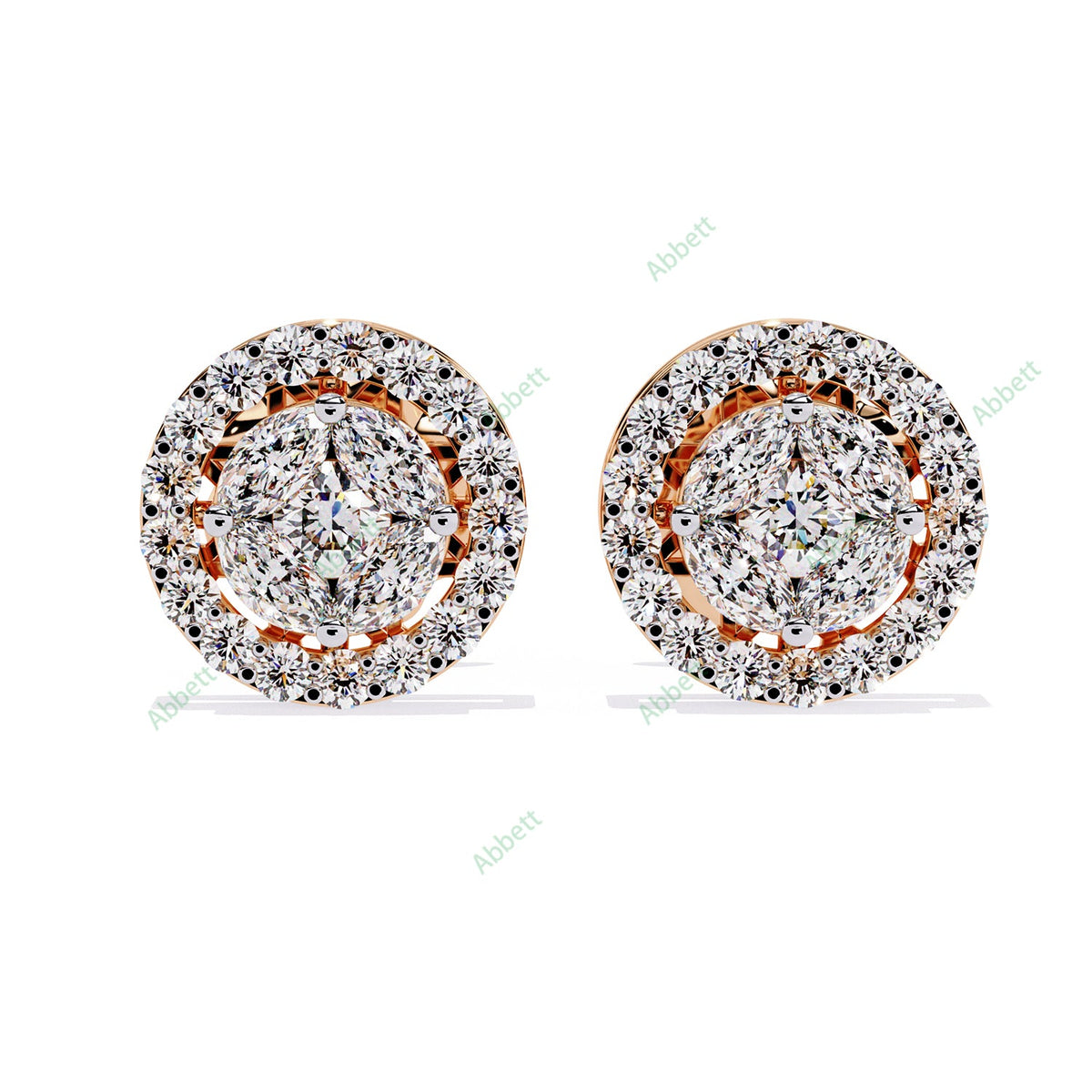 Halo Stud Earring STHA1383