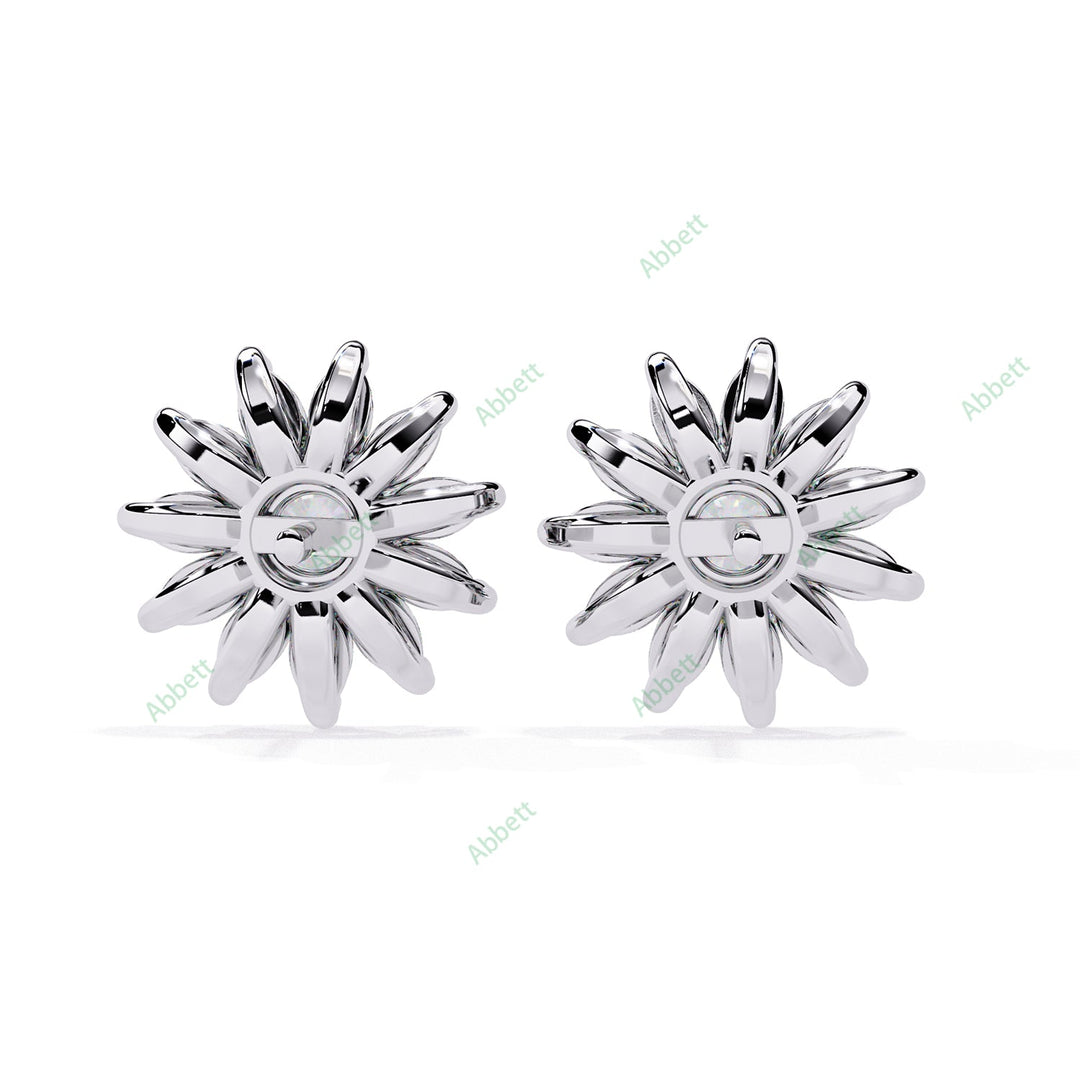 Multi  Halo Studs Earring STHA1396