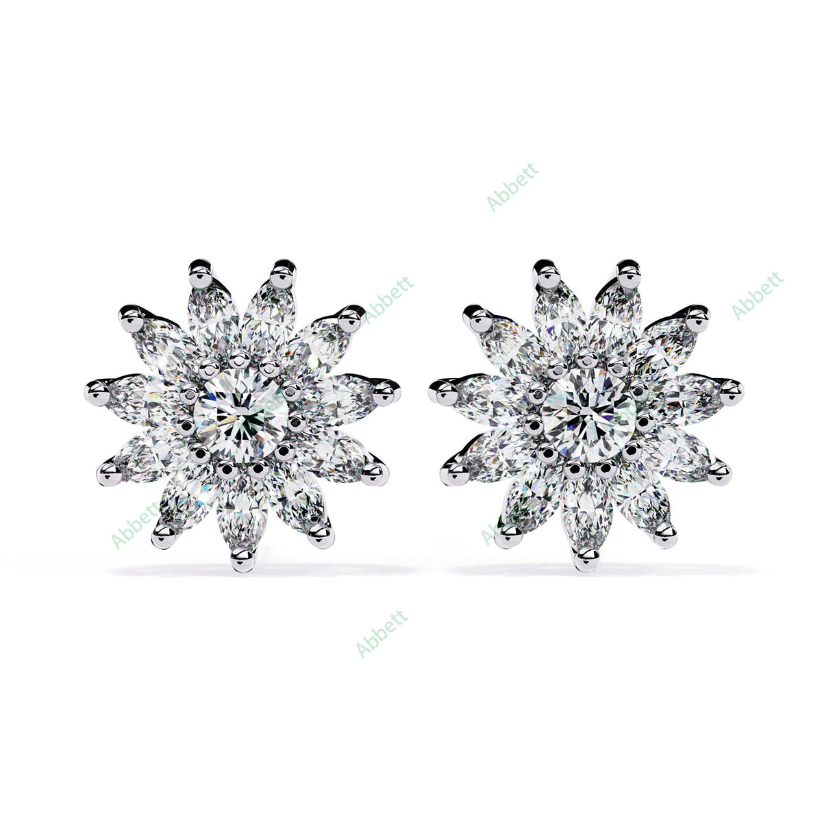 Halo Stud Earring STHA1396
