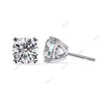 Load image into Gallery viewer, Round Heart Prong Studs Earring STHE1349
