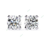 Load image into Gallery viewer, Round Heart Prong Studs Earring STHE1349
