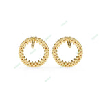 Load image into Gallery viewer, Round Loop Studs Earring STLO1336
